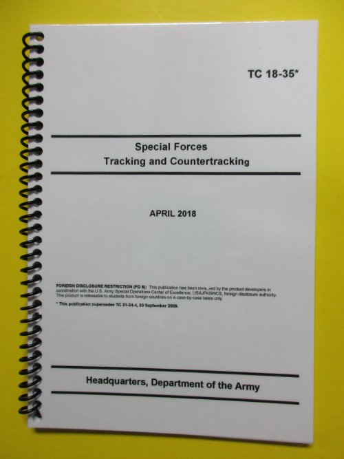 TC 18-35 Special Forces Tracking and Countertracking - BIG size - Click Image to Close